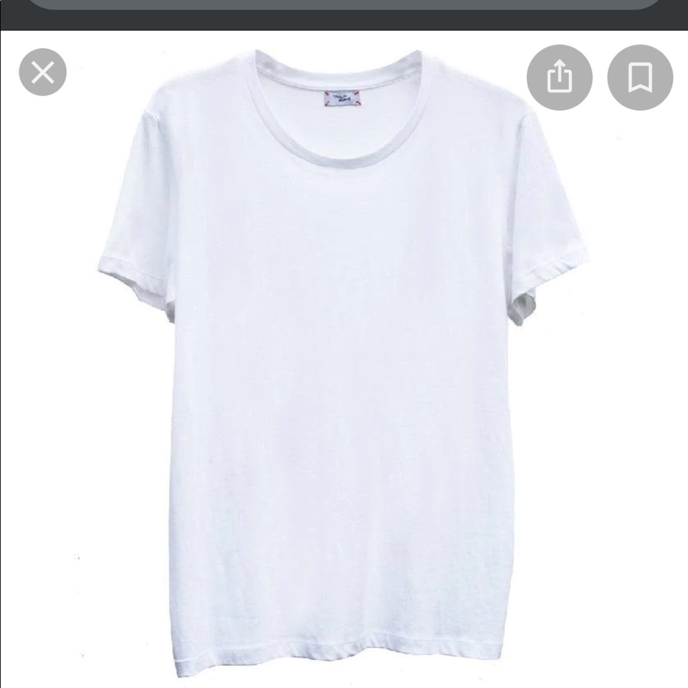 Mens Philip Huang White tee
